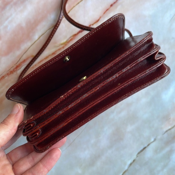 VINTAGE | Baite burgundy mini crossbody bag - Picture 8 of 10